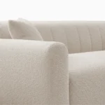 Sofa Tamu Minimalis Modern Modular Velvet White - Gambar 6