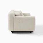 Sofa Tamu Minimalis Modern Modular Velvet White - Gambar 5