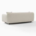 Sofa Tamu Minimalis Modern Modular Velvet White - Gambar 4