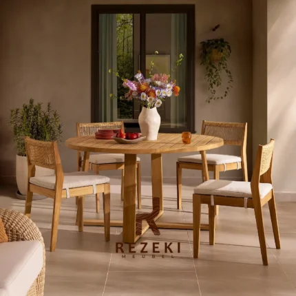 Sale Dining Set Cafe Outdoori Indoory