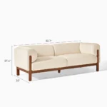 Ukuran Sofa Loveseat 2 Seater Desain Modern
