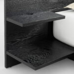 Tempat Tidur Meja Samping Kayu Jati Minimalis Elina - Gambar 3