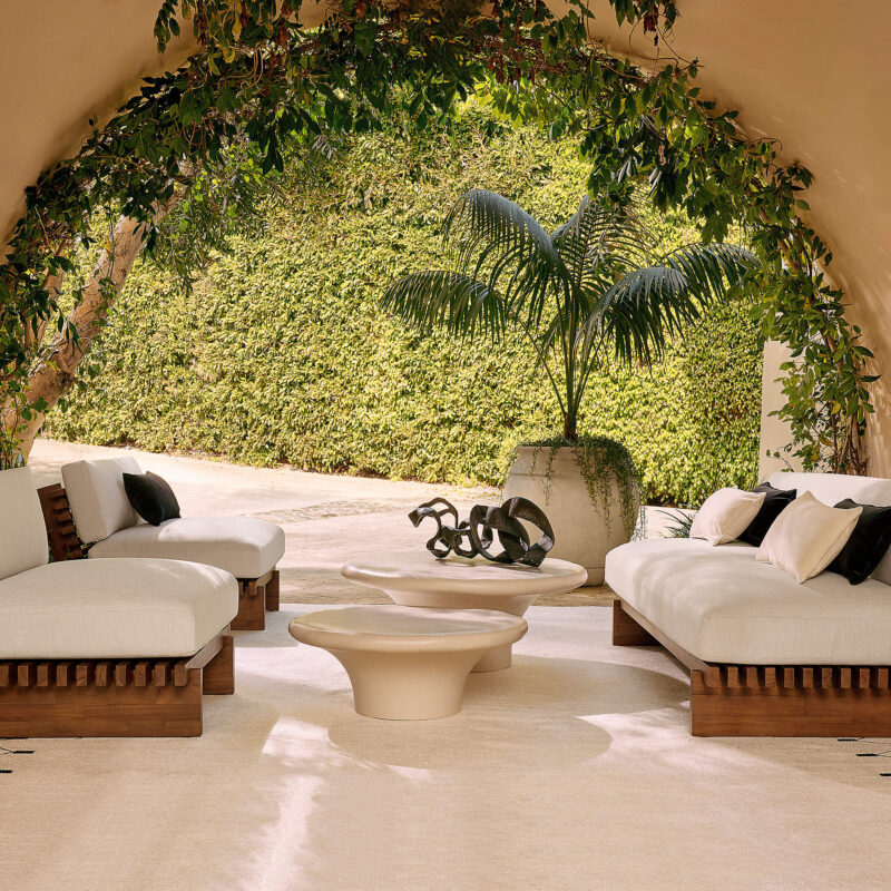 Gambar Sofa Canna Single Jari Kayu Jati