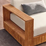 Detail Sofa 2 Seater Jati Salur Premium