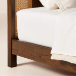 Tempat Tidur Rotan Kayu Jati Minimalis Abia - Gambar 4