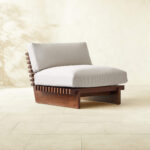 Sofa Canna Single Jari Kayu Jati Terbaru