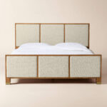 Tempat Tidur Kombinasi Kain Bludru Minimalis - Gambar 2