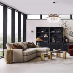 Anjani Sofa Letter L Velvet - Gambar 2