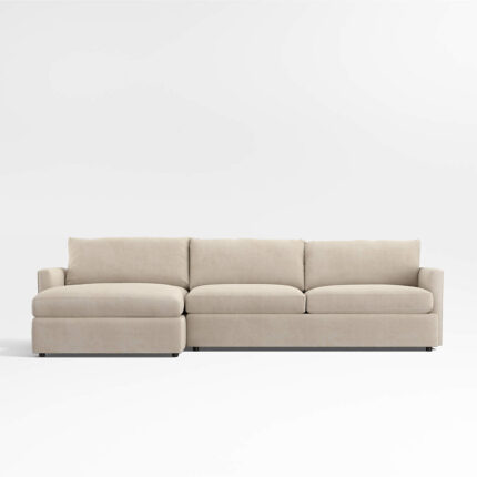 Anjani Sofa Letter L Velvet
