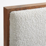 Daery Bed Teak Wood Natutral Boucle - Gambar 5