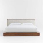 Daery Bed Teak Wood Natutral Boucle - Gambar 2