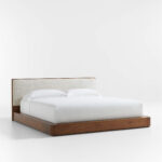 Daery Bed Teak Wood Natutral Boucle King Size