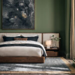 Dery Bed Headboard Boucle - Gambar 2