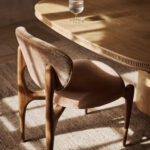Perty Dining Chair Velvet - Gambar 7