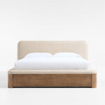 Remo Bed frame King Size Fabric Boucle - Gambar 2