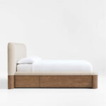 Remo Bed frame King Size Fabric Boucle - Gambar 5