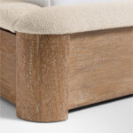 Remo Bed frame King Size Fabric Boucle - Gambar 6