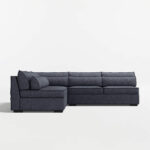 Sara Sofa L-Shaped 5 Seat Livingroom Non Sandaran Tangan - Gambar 4