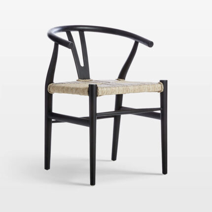 Wishbone Dining Chair Black