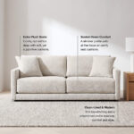 Candy Sofa U Shaped Leather Detail