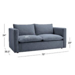 Carlos Sofa 2 Seat Ukuran