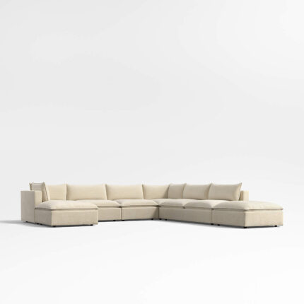 Carlos Sofa U Shaped Modular 7pcs Modern