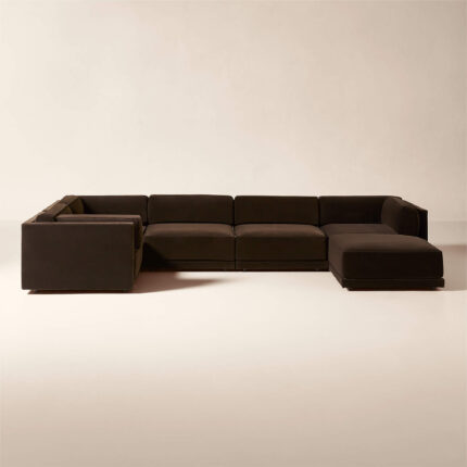 Cery Sofa U-Shaped Sectional Fabric