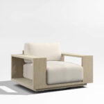 Desha Sofa 1 Seat Outdoor Teak Wood - Gambar 2