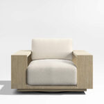 Desha Sofa 1 Seat Outdoor Teak Wood Minimalis
