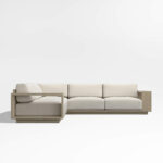 Desha Sofa L-Shaped Outdoor Teak Wood Armrest - Gambar 4