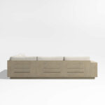 Desha Sofa L-Shaped Outdoor Teak Wood Armrest - Gambar 3