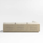 Desha Sofa L-Shaped Outdoor Teak Wood - Gambar 4