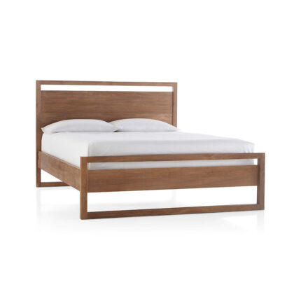 Lea Bed Natural Teak Wood Mewah