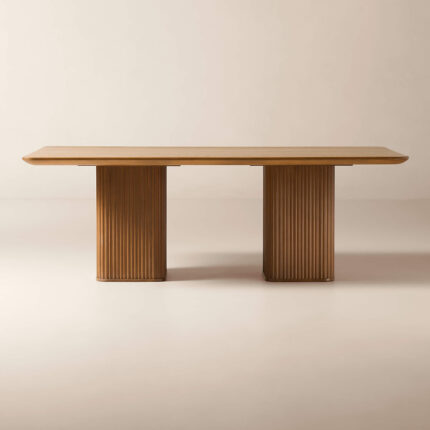 Marley Dining Table Teak Wood Modern