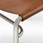Nowe Chair Stainlees Steel Real Leather - Gambar 4