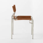 Nowe Chair Stainlees Steel Real Leather - Gambar 2