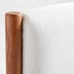 Zero Bed Teak Wood Velvet - Gambar 6