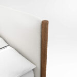 Zero Bed Teak Wood Velvet - Gambar 5