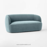 Freya Sofa 2 Seater Mint blue - Gambar 2