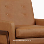 Kursi Sofa Single Minimalis Kulit