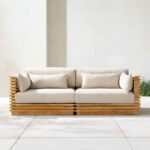 Cehson Sofa Outdoor Natural Single - Gambar 2