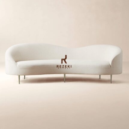 Curvo Nomad Snow Sofa Lengkung Minimalis
