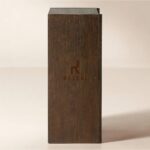 Kabinet Kayu Dark Walnut 2 Pintu – Elegan & Minimalis